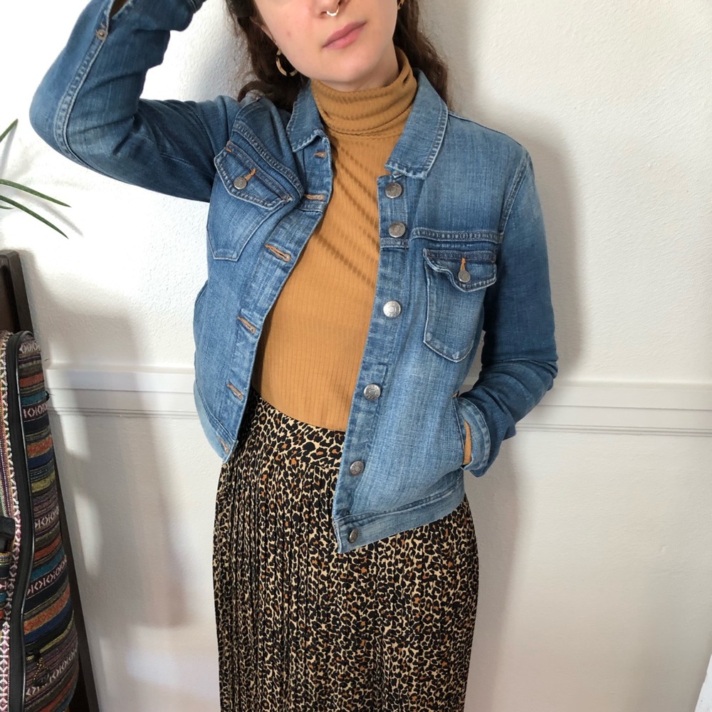 Fitted J. Crew Jean Jacket